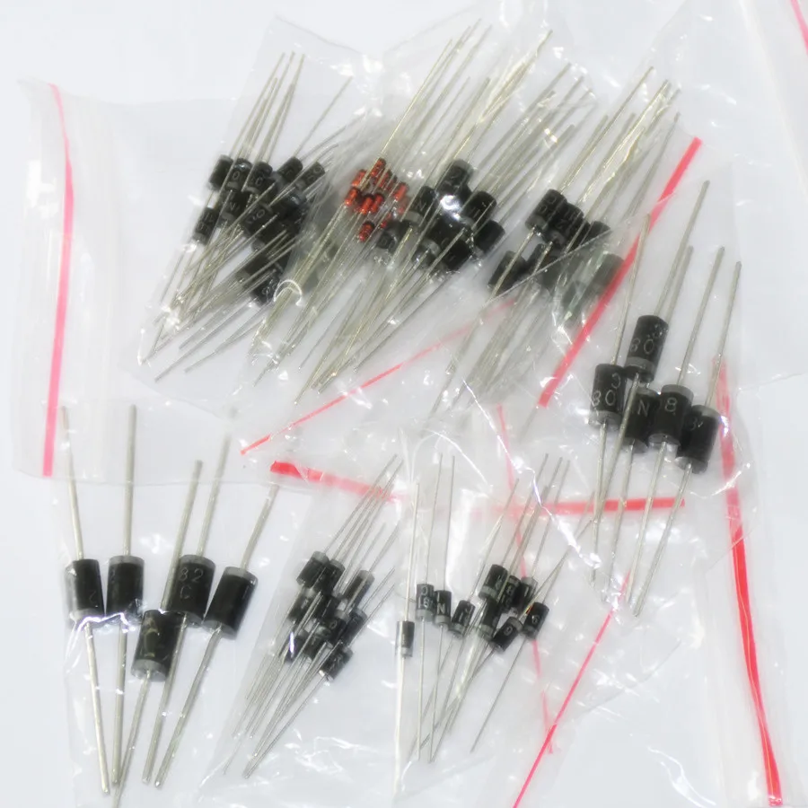 100pcs Rectifier Diodes Kit For Arduino Assortment IN4148 IN4007 IN5819 ...