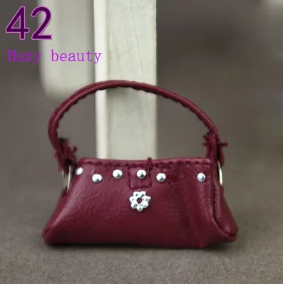 Hazy beauty Doll accessories Fashion Bags Purse Handbag for Barbie 1 6 dolls BBI207