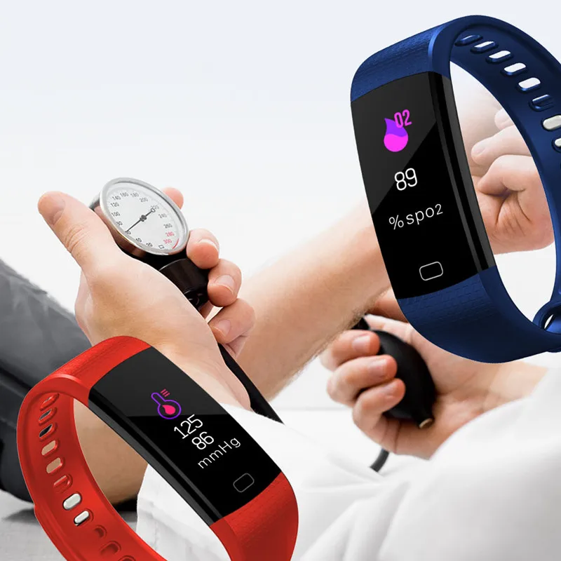 Smart Band Watch Wristband Heart Rate Activity Fitness tracker Smartband Sport Smart Bracelet IP67 Waterproof Watches PK Fitbits