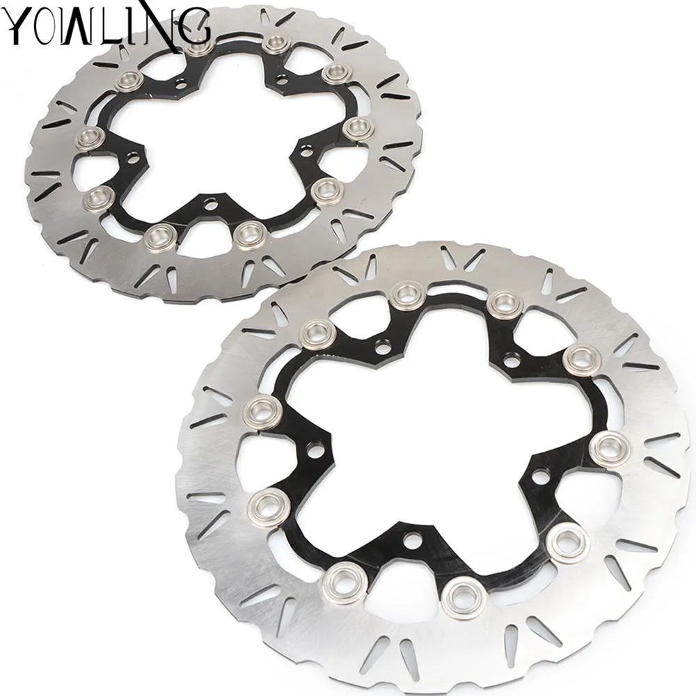 One Pair CNC High quality Motorcycle Front Floating Brake Disc Rotor for SUZUKI GSR600 ABS GSR 600 2007 2008 2009 K7 K8 K9 One Pair CNC High quality Motorcycle Front Floating Brake Disc Rotor for SUZUKI GSR600 ABS GSR 600 2007 2008 2009 K7 K8 K9