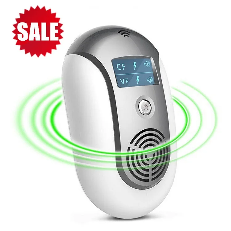 

50% OFF Ultrasonic Pest Repeller Mouse Mosquito Repellent Reject Electric Anti Cockroach Insect Mice Controller Killer Pro