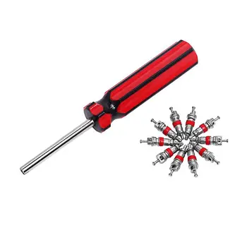 

Tyre Valve Core 10 pcs With Remover Tool for Schrader Car Bike Motorcycle Wheel