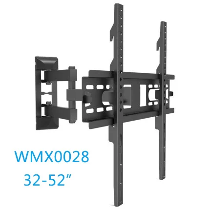 Полное движение ТВ настенное крепление Универсальный поворотный кронштейн наклона тв стенд монитор держатель для ЖК светодиодный HD плазменный телевизор MAX VESA 400*400 мм - Цвет: 32-52inch