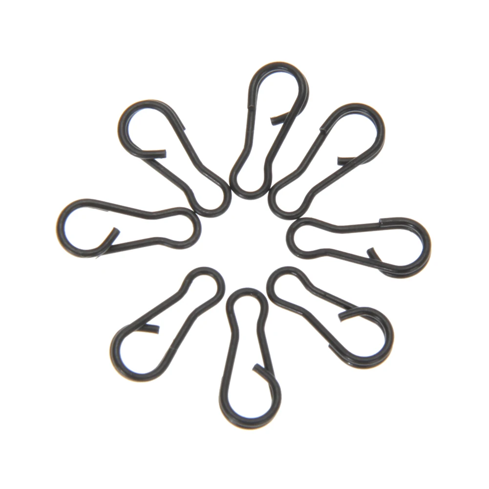 

50/100pcs Swivels Fishing Tools Multi Clips Carp Quick Change Swivels Rigs Links Practical European Fishing Accessories