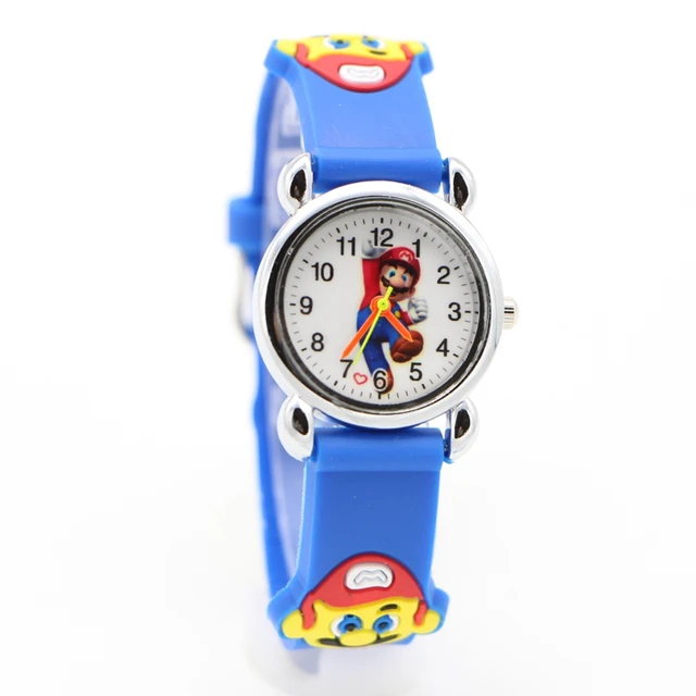 3D Cartoon Super mario doll kids Watch Children Kids Girls Boys Students Quartz 3D Cartoon Super mario doll kids Watch Children Kids Girls Boys Students Quartz