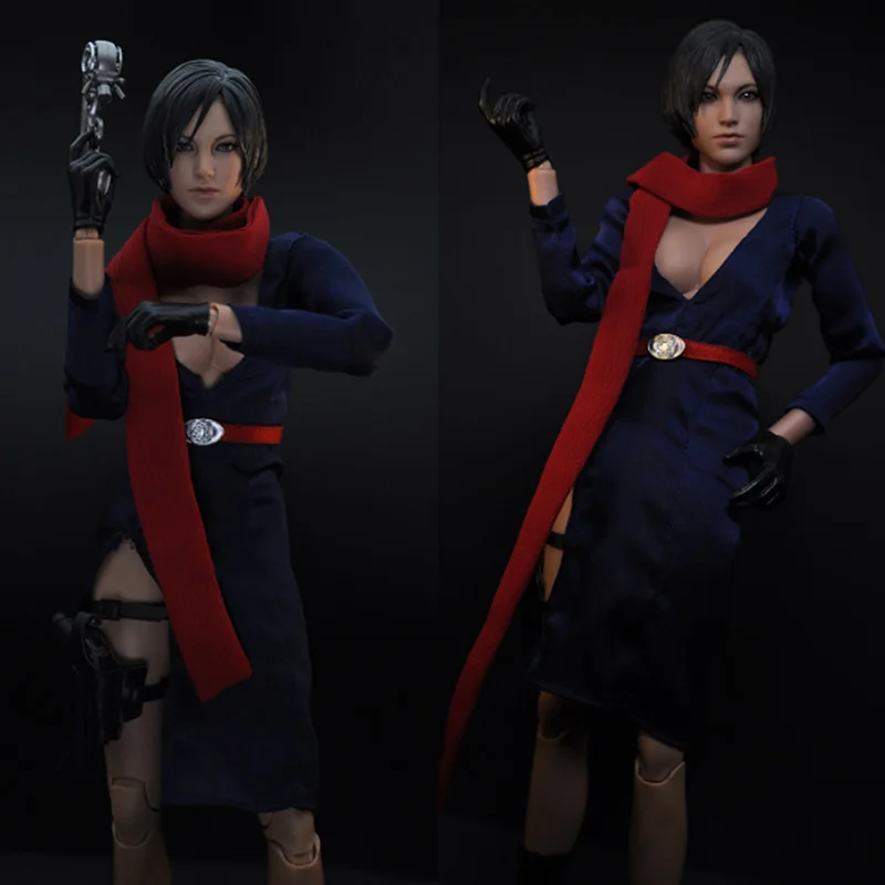 

1:6 Scale Female Girl Woman Lady Killer Clothes Set Resident Evil Retribution Ada Wong for 12" Action Figure Model Body Toys