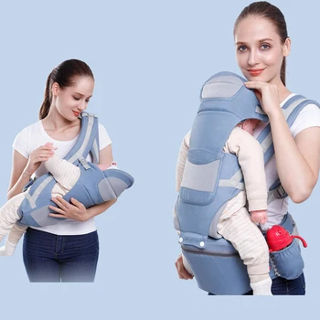 

New Baby Carrier Hipseat Breathable 360 Front Facing Multifunction for mummy gear Sling Backpack Newborn Pouch Wrap Kangaroo