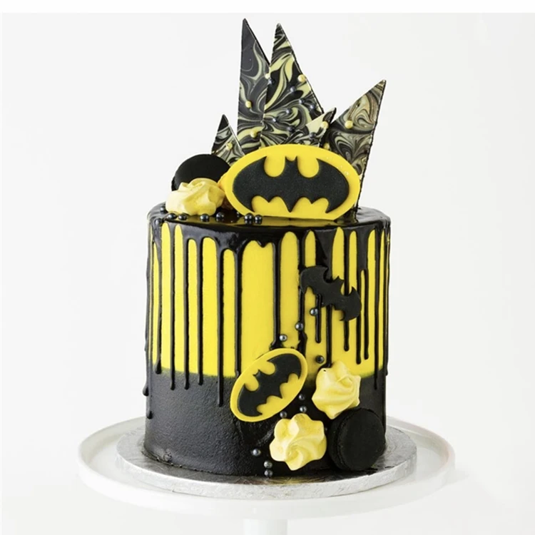 1 шт акриловые украшения для торта творческий с героями мультфильмов; Пижама Pow Темный рыцарь детский день рождения, день рождение мальчика вечерние торт украшения детский душ
