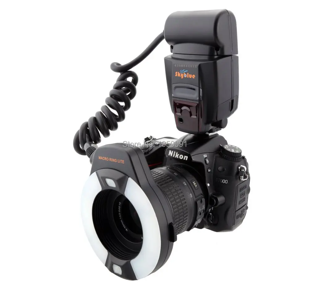 Meike MK 14EXM Macro ring flash for Nikon with LED AF Assist Lampring flash for nikonmacro