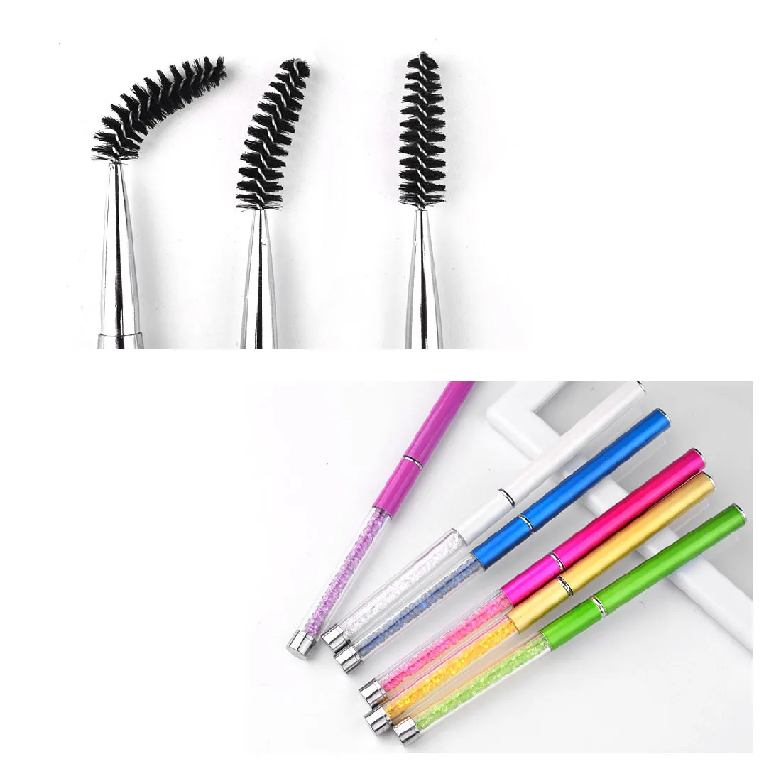 Buy NEW Rhinestone Eye Makeup Brush Eyelash Eyebrow