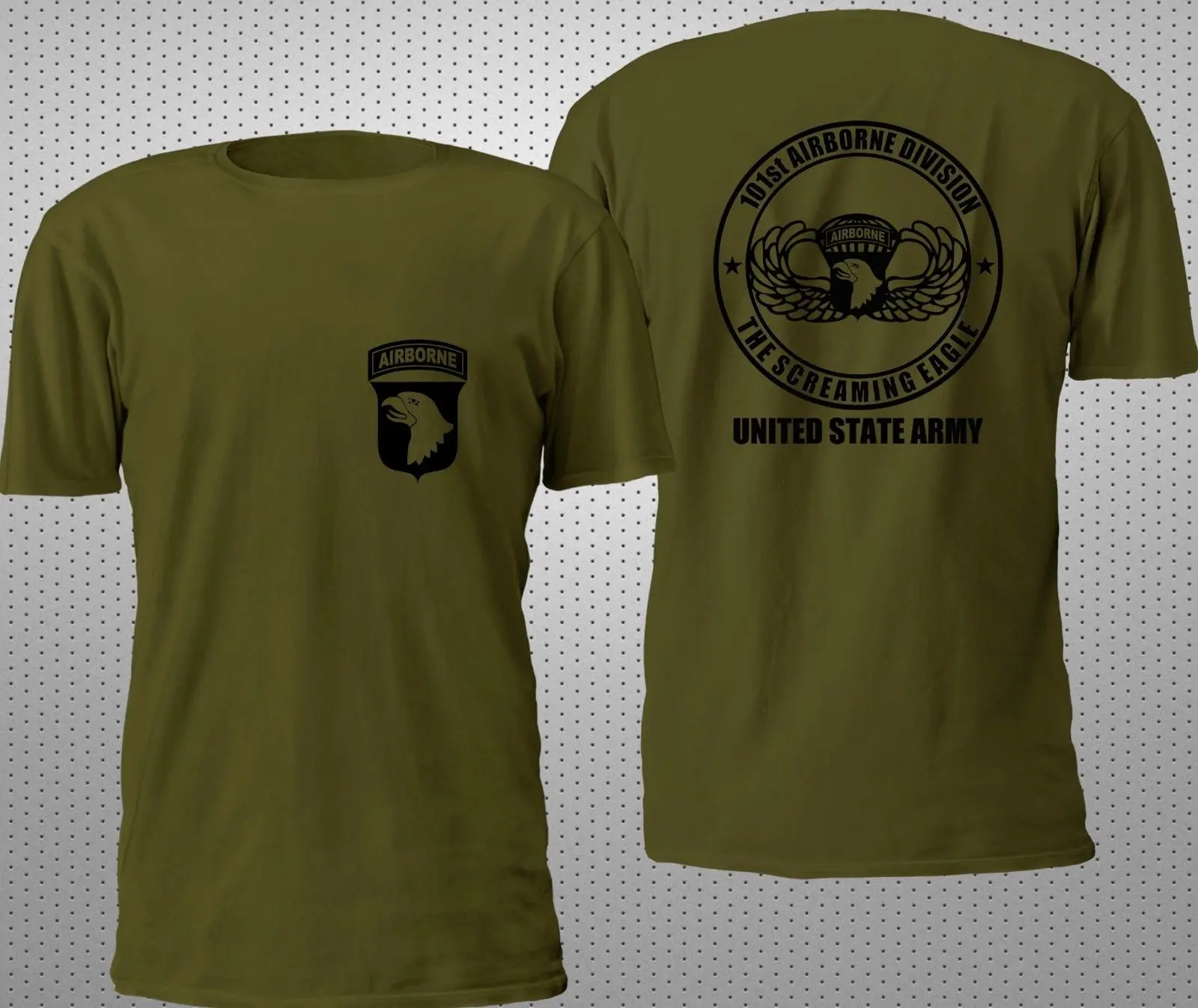 MILITARY ARMY 2SIDE T SHIRT S 4XL 