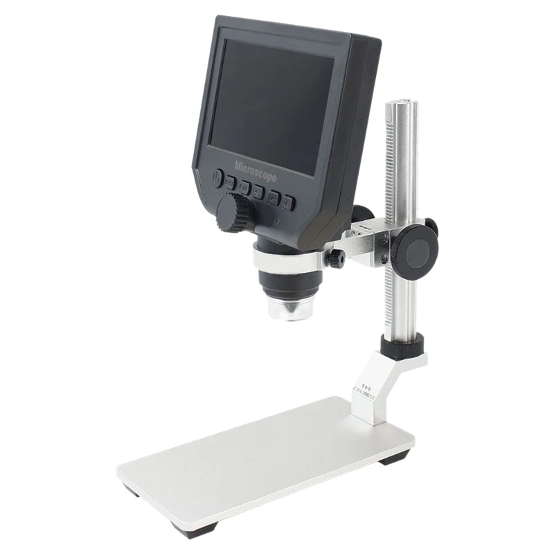 HLZS-600X 4,3 дюймов ЖК-цифровой видео микроскоп 3.6MP электронный ЖК-экран электронный микроскоп для мобильного телефона для PCB Solde