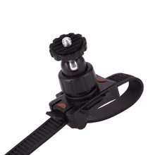 New Bike Motorcycle Fixed Bracket Mount Action Camera Accessories Belt zip Helmet Design for GoPro Hero 3 3+ 4 SJ4000 SJ5000 justone 3d printing 1 4 wristband mount for camera gopro hero 4 2 3 3 sj4000 black