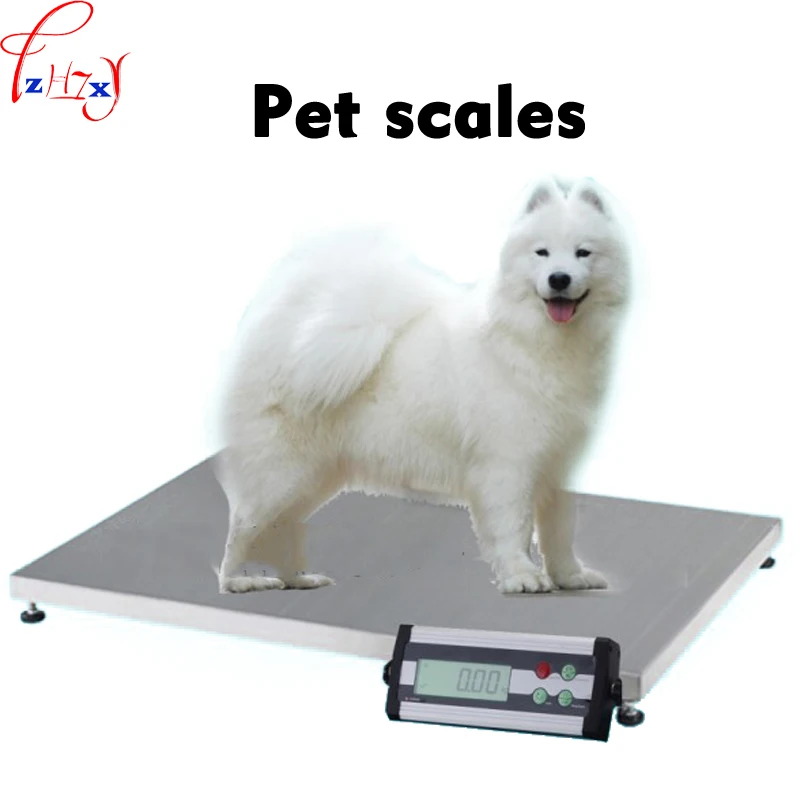 

Pet weight scale 150kg/50g stainless steel pet electronic scale pet dog weight electronic weigh 110/220V 1PC