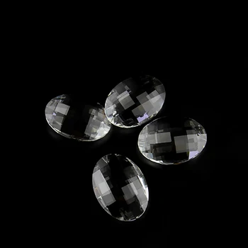 

10pcs/Lot 63mm Crystal Chandelier Egg Pendant With One Hole Crystal Chandelier Pendant For DIY Wedding Strand