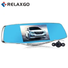 Relaxgo 5 font b Car b font font b DVR b font Rearview Mirror Video Recorder