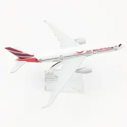 16 см 1:400 весы авиакомпаний Аэробус A350 модель сплав Air Mauritius авиакомпаний самолет коллекция для детей коллекции