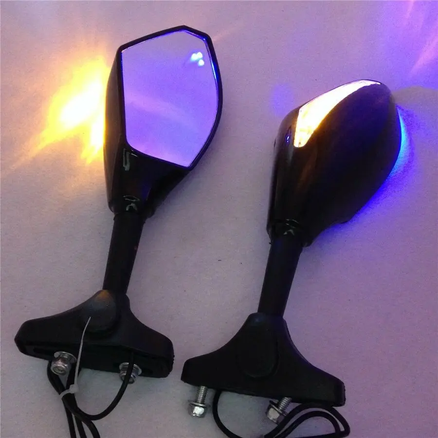 

Black INTEGRATED LED TURN SIGNAL MIRRORS For Honda CBR600 F1/F2/F3/F4/F4i CBR600RR 1987 2003 2004 2005 2006 2007 2008 2009 2010