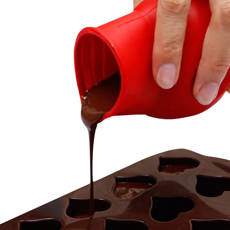 Chocolate Melting Pot Silicone Kitchen Tools Baking Container Silicone Pot Butter Sauce Milk Heating Pouring Kitchen Accessories (6)