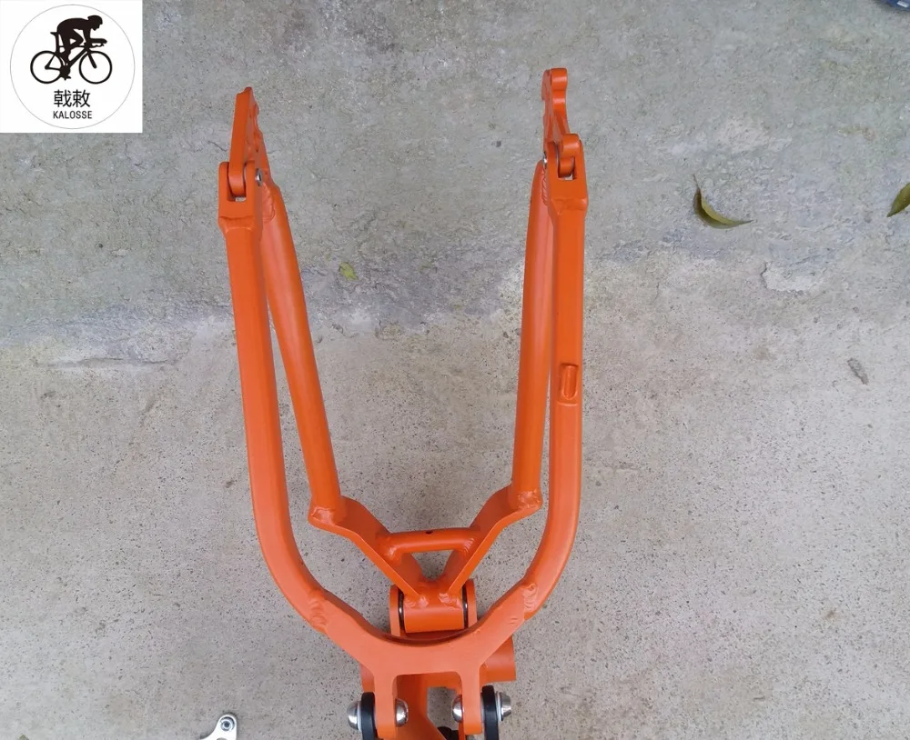 Kaloss 20*4 0 дюймов Рама с полной подвеской рама для снежного велосипеда BB120mm складной