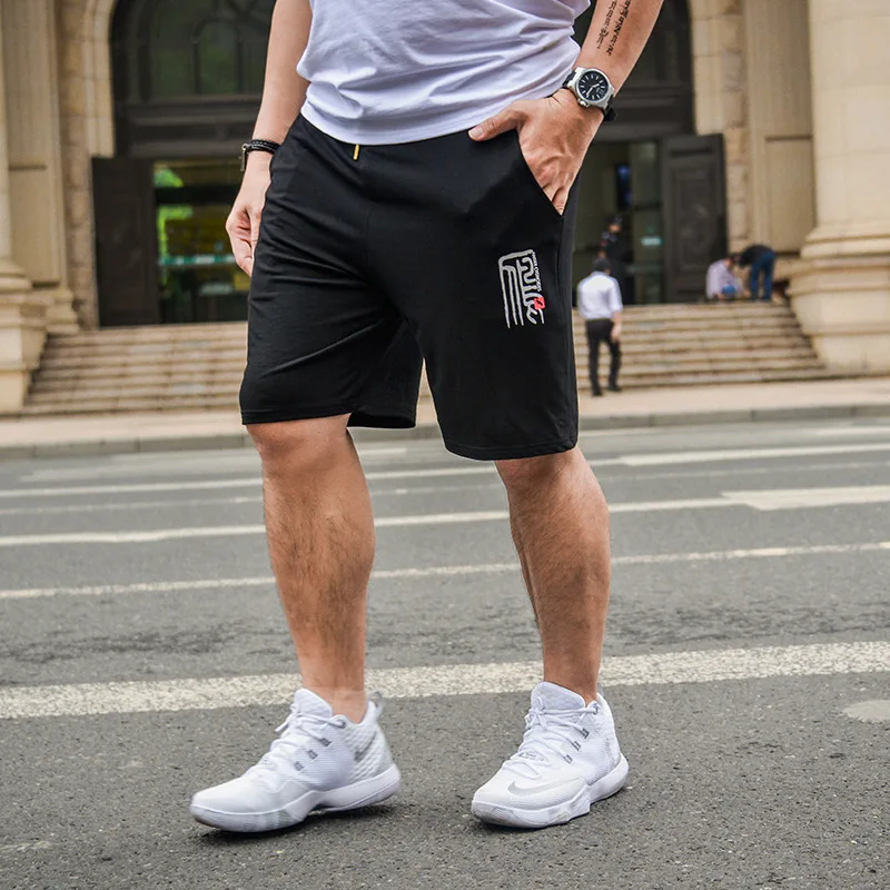 Модные хлопковые шорты мужские с карманами летние прямые шорты хип-хоп до колена Короткие Hombre