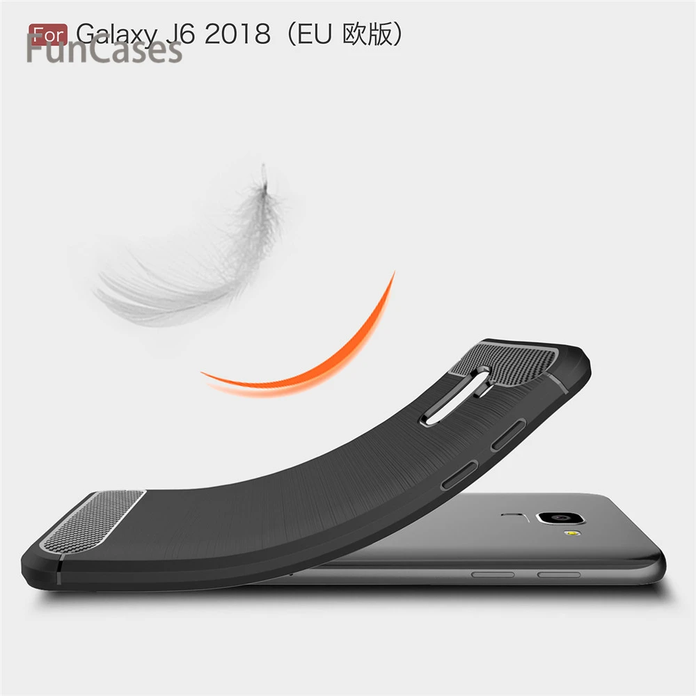 Для samsung Galaxy J6 2018 чехол роскошный противоударный Мягкий ТПУ силиконовый для