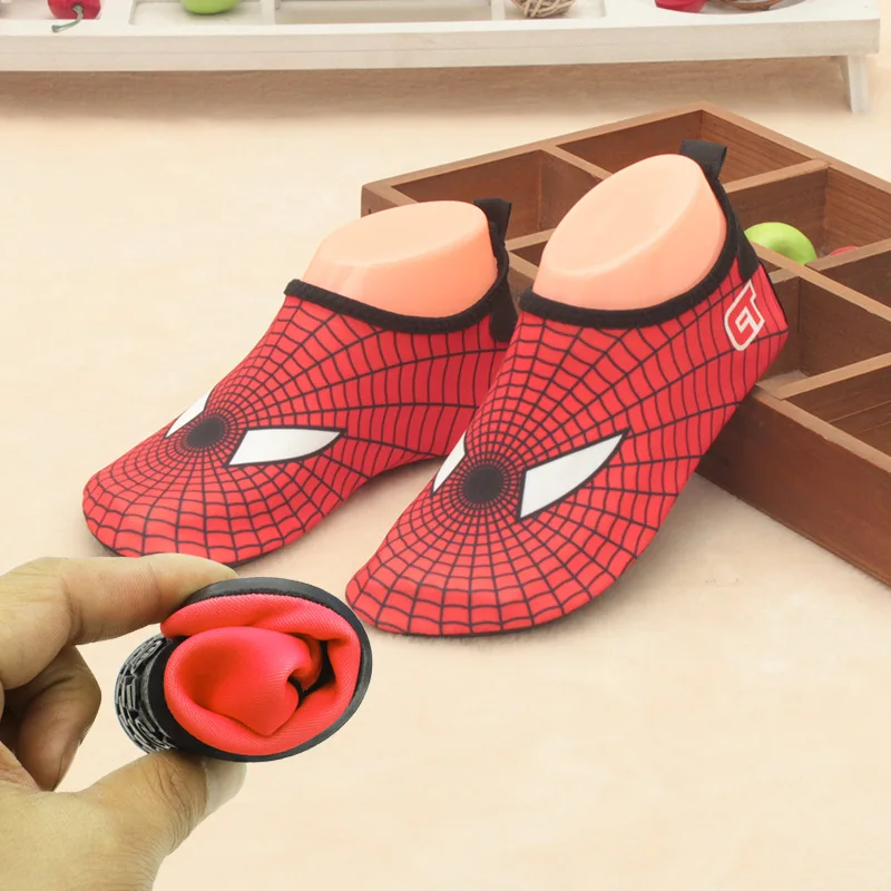 الرجال والنساء خفيفة المنبع أحذية الغوص السباحة مفرغة بيرفوت الأحذية ملصقات الجلد لينة حذاء socksK168812