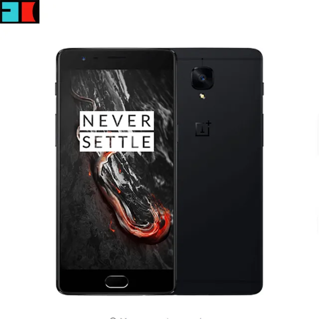 Оригинал oneplus 3 t a3010 lte 4 г мобильный телефон snapdragon 821 5.5 "Android 6.0 6 Г ОЗУ 64/128 Г ROM 16MP Отпечатков Пальцев ID NFC