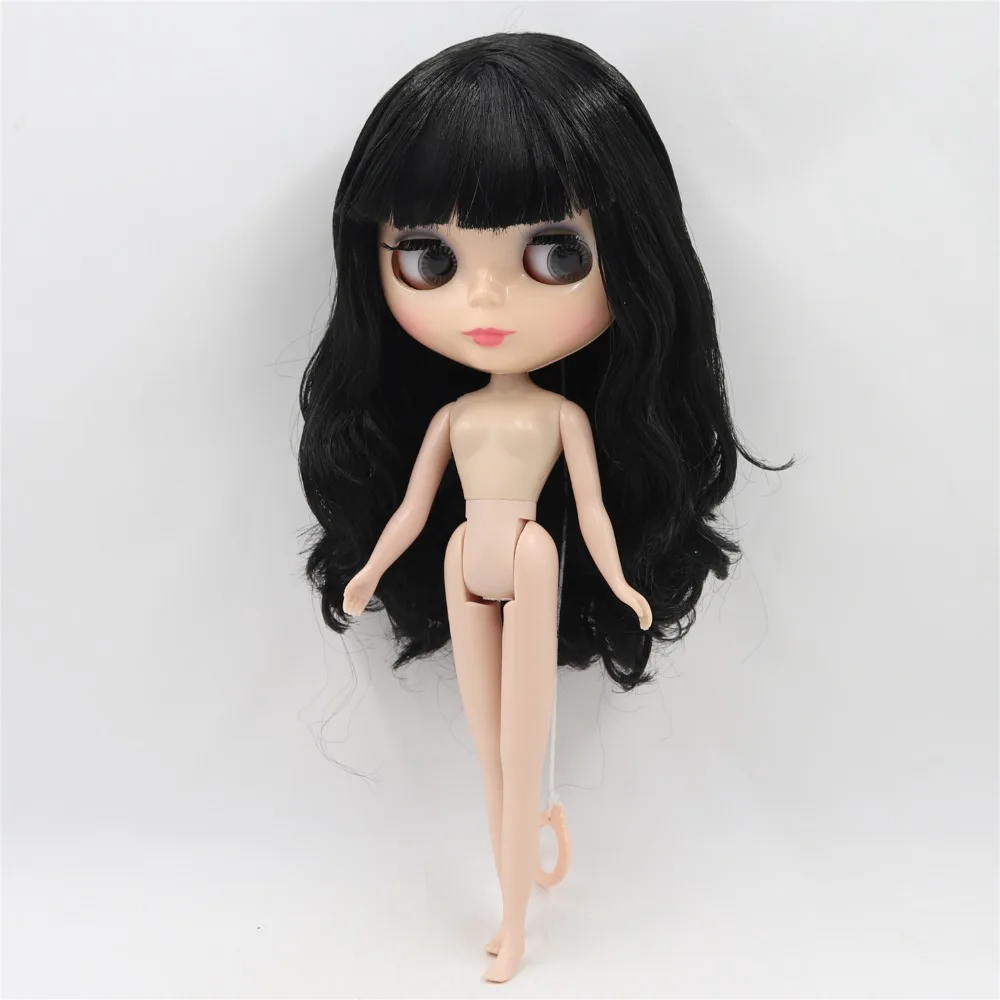 Фабрика шарнирная кукла blyth нормальное тело черные волосы жирные волосы BL117