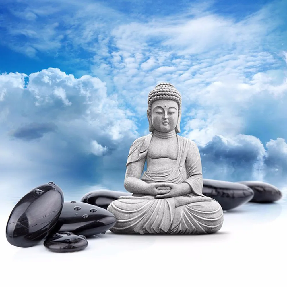 

5D Diy Diamond Painting Buddha stone picture 3D diamond Embroidery Cross Stitch kits Full Diamond Mosaic pattern landscape gift