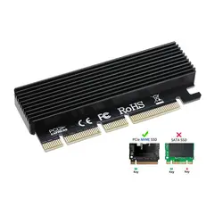 Адаптерная карта PCIE NVME m.2 SSD к PCI Express 4X 8X 16X карты расширения Поддержка 2230 2242 2260 2280