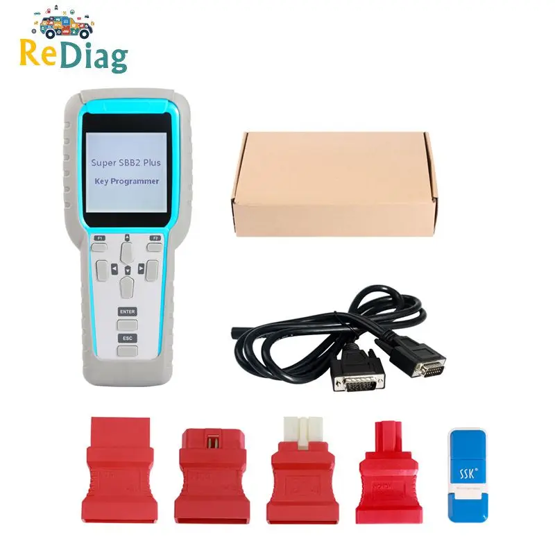 

Super SBB2 Plus SBB2+ V2019.03.18 Auto Key Programmer handheld device for Immobilizer remote match+Odometer+ OBD Software V30.18