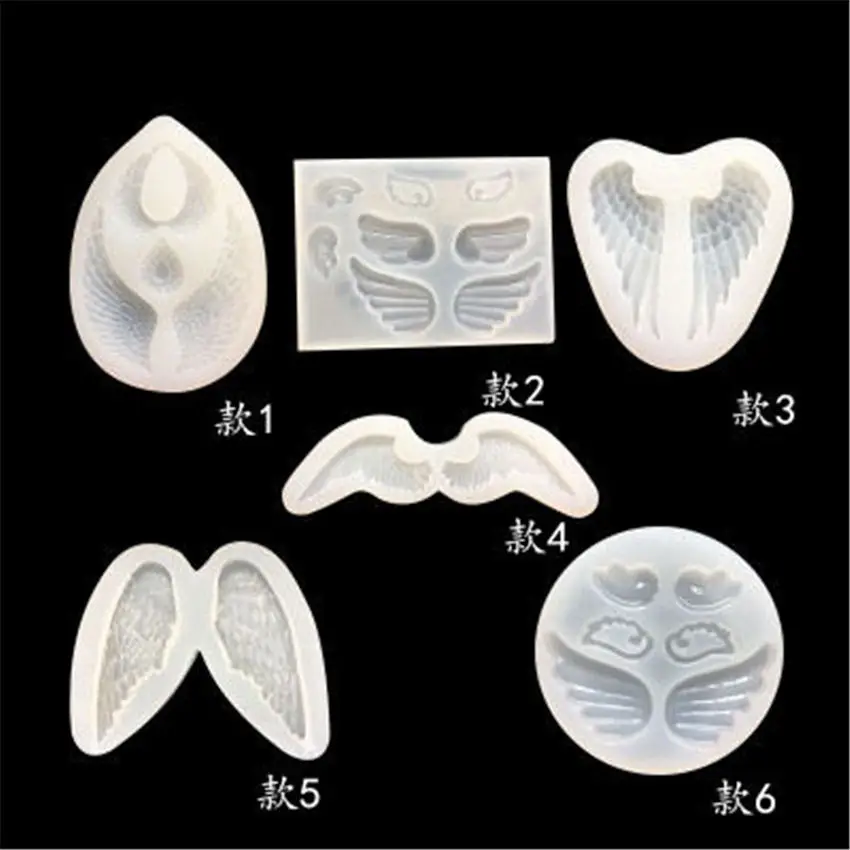 DIY wing silicone mold Fondant baking tool cake mould decorating tools Valentine's Easter | Дом и сад