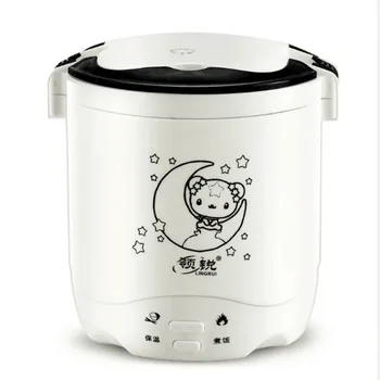 

220V 1.2L Mini Portable Electric Rice Cooker Multifunctional Electric Food Cooking Pot Lunch Heating Box EU/AU/UK/US