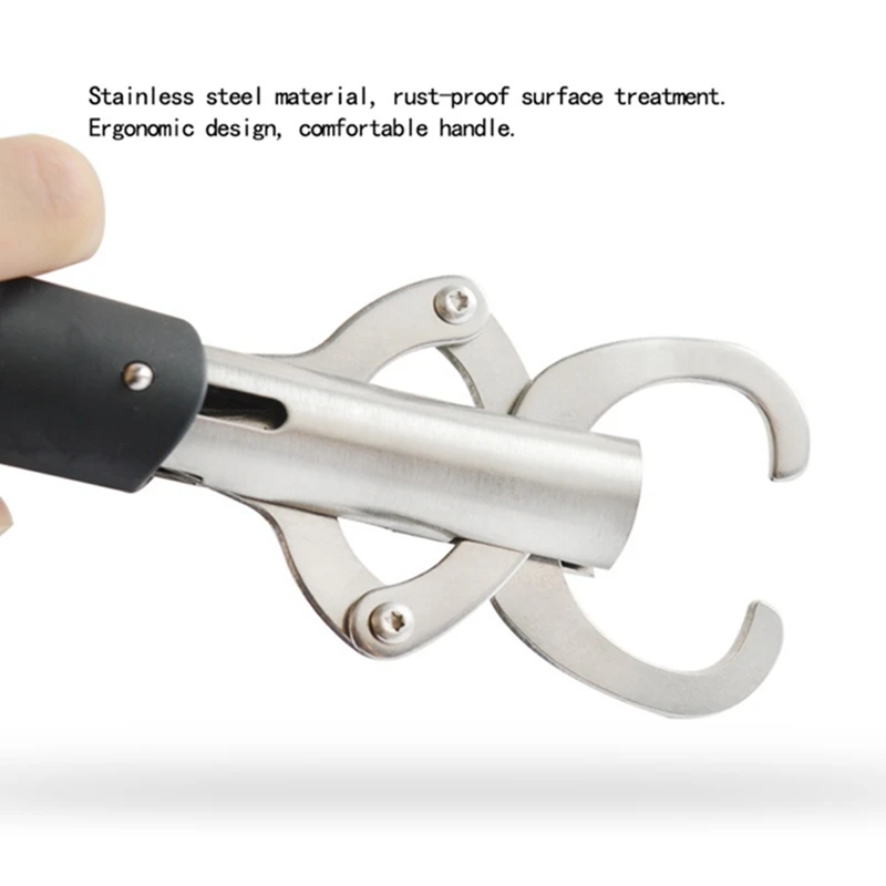 

Hot Fishing Tools Set Fish Lip Gripper Anti-slip Stainless Steel Fishing Grips with Scale 15KG/33LB Convenient And Easy To Carry