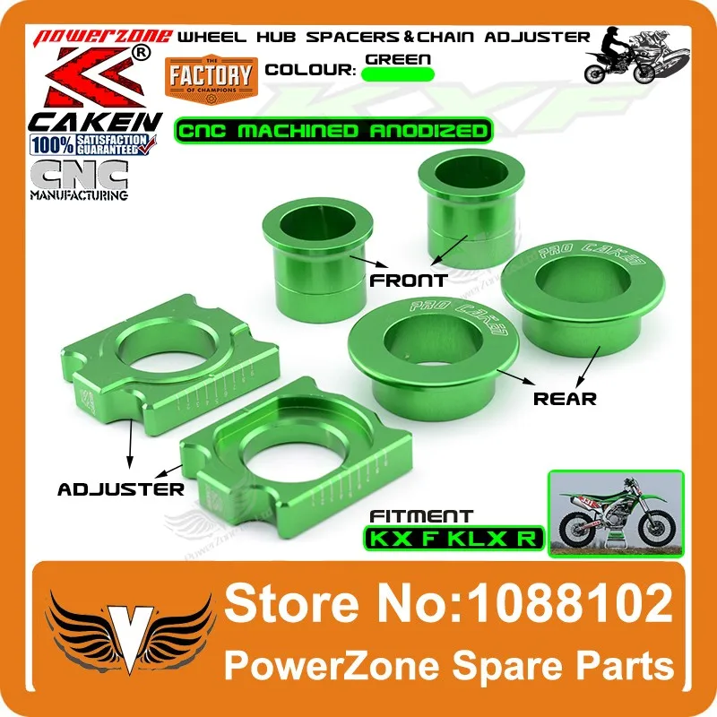 KAW  Wheel Hub Spacers With Chain Adjuster 1