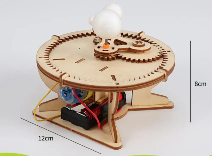 

DIY science experiment material for moon, earth and sun three-ball instrument