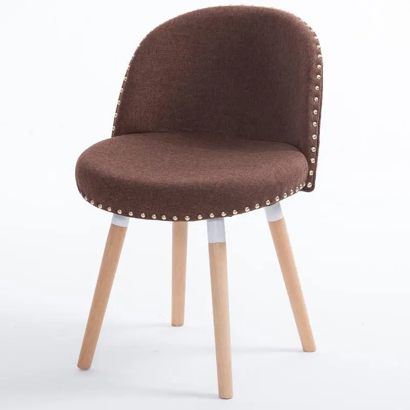Твердый обеденный стул из дерева, кофе спинка кресла, простой современный компьютерный стул для взрослых, скандинавский домашний креативный стул - Цвет: style17