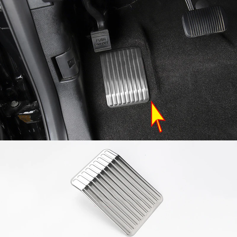 Stainless Steel Left Side Car Foot Rest Pedal Cover Trim for 2018 Honda Accord