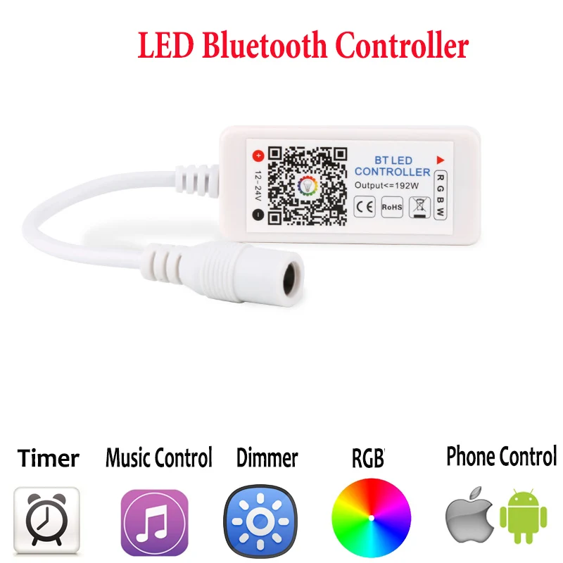 Водонепроницаемая светодиодная лента RGB с Bluetooth 10 м 15 Светодиодная 2835 со звуковым