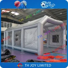 Воздуха до двери, 8x5x3,5 mH открытый автомобиль гигантская надувная покрасочная палатка, надувная аэрозольная камера палатка