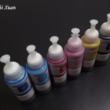 100 мл 6 шт. специальный чернилами для принтера Epson XP600/XP605/XP700/XP800/XP750/XP850/WF-7110/WF-7111/WF-7610/WF-7611 чернила для заправки чернилами