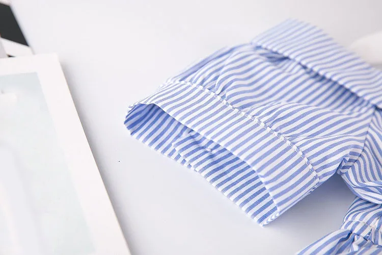 Fanfiluca Kids Dresses Casual Girls Dresses 2018 Stripe A-line Princess Dress Girls Costumes For Girls 4 Years Cotton Clothes005