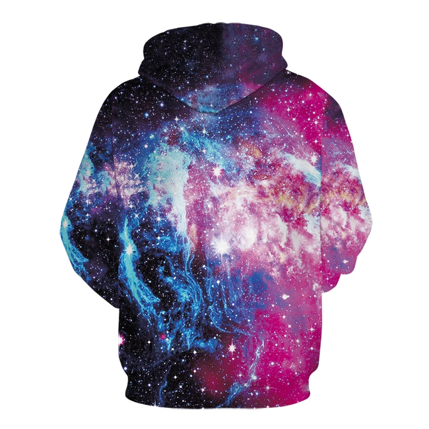 Космическая галактика толстовки 3d толстовки для мужчин и женщин толстовка с принтом звезды Туманность пара спортивный костюм осень зима толстовка с капюшоном верхняя одежда