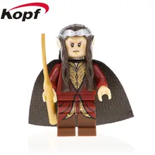 50 шт. Властелин колец кирпичи Elr Ond Galadriel Gandalf фигурки Frodo Arwen коллекция строительные блоки для детей Подарочные игрушки PG544