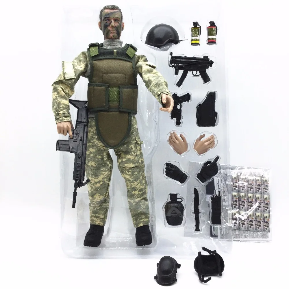 1/6 12 ''Фигурка Игрушка Солдат набор Военная армейская боевая игра игрушки