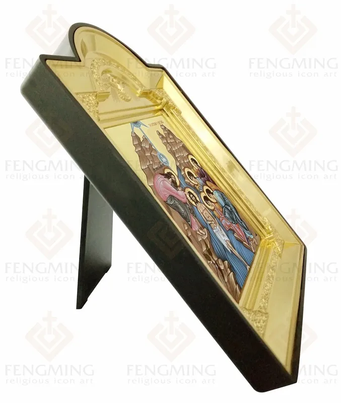 Высококачественная пластиковая фоторамка бронзовая икона свадьба в Cana Византийская церковная поставка религиозные медали