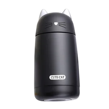 

Small Capacity Stainless Steel Hot Water Bottle Mini Vacuum Mug Cute Cat Kid Thermos Travel Cup Botella De Agua De Vidrio