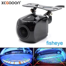 XCGaoon CCD 180 stopni obiektyw typu rybie oko kamera samochodowa widok z tyłu szeroki kąt zapasowa kamera cofania Night Vision asystent parkowania