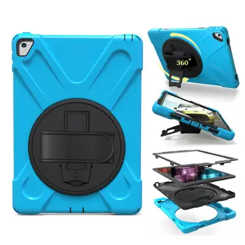 For iPad Pro 9.7 inch Silicon PC Back Cover Case Heavy Duty Armor Hydrid Fundas for iPad Pro 9.7 Full Body Protection Stand Skin
For iPad Pro 9.7 inch Silicon PC Back Cover Case Heavy Duty Armor Hydrid Fundas for iPad Pro 9.7 Full Body Protection Stand Skin